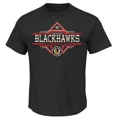 Mens Vintage Expansion Draft History Short Sleeve Crew Neck Tee - Chicago Blackhawks 1937-38 - Pro Jersey Sports - 1