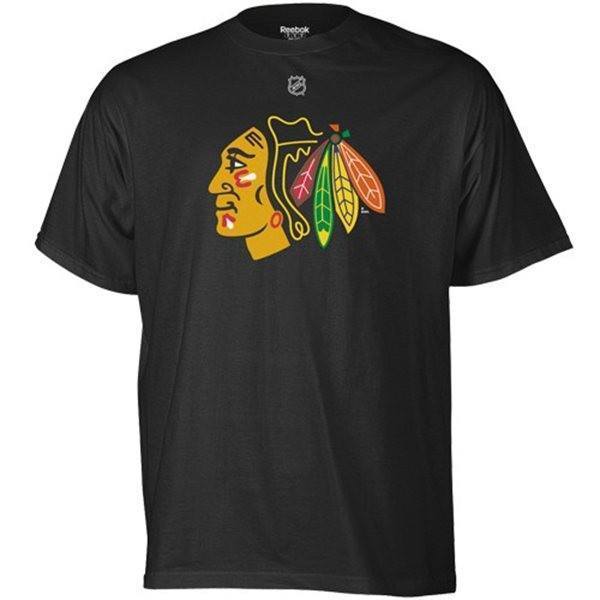 Men's Chicago Blackhawks Patrick Kane Black Name & Number Player T-Shirt - Pro Jersey Sports