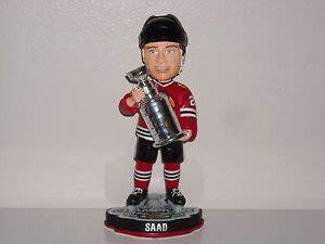 Brandon Saad Chicago Blackhawks 2013 NHL Stanley Cup Final Champions Player Trophy Bobblehead - Pro Jersey Sports