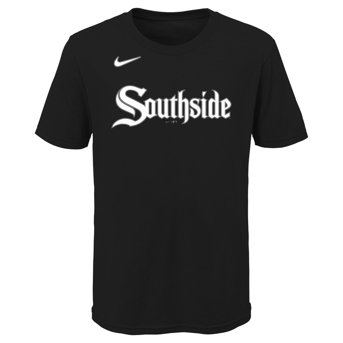 Toddler Chicago White Sox City Connec Nike Black Wordmark T-Shirt