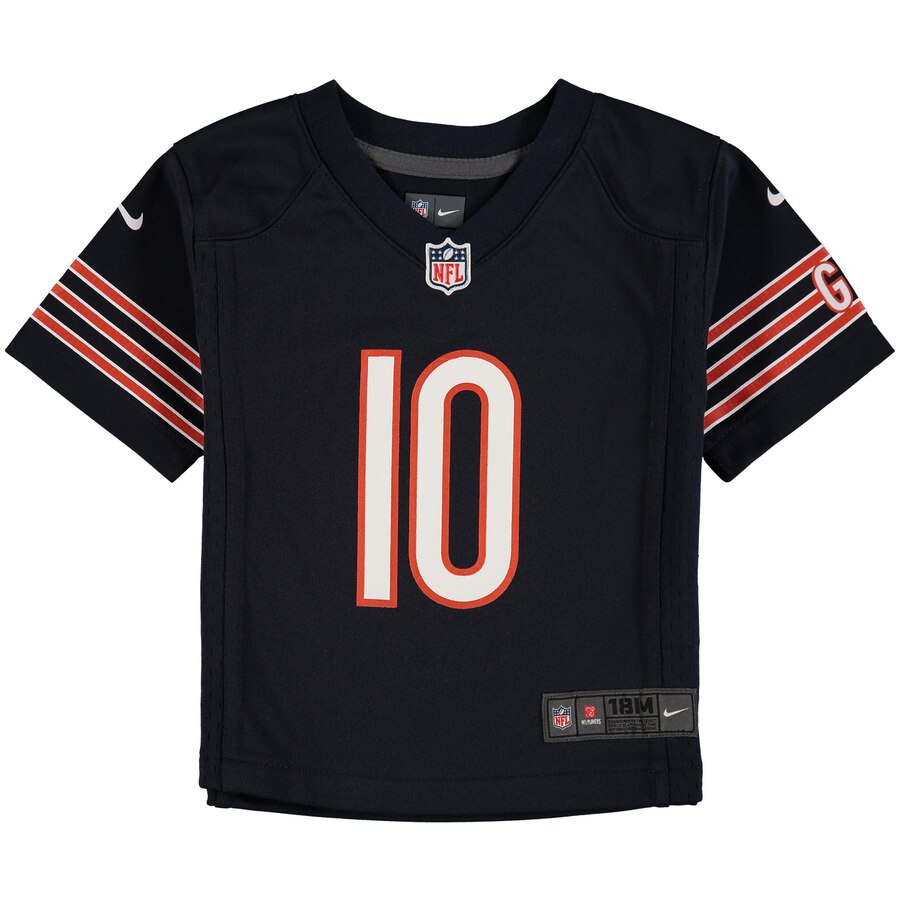 Infant Chicago Bears Mitchell Trubisky Nike Navy Game Jersey
