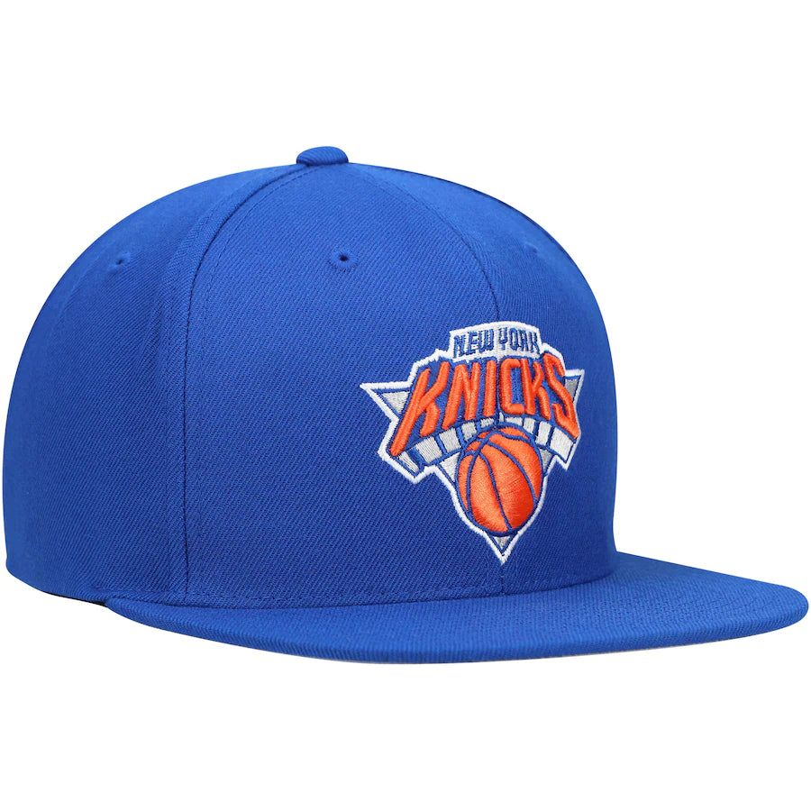 Men's New York Knicks Mitchell & Ness NBA Core Basic Snapback Hat