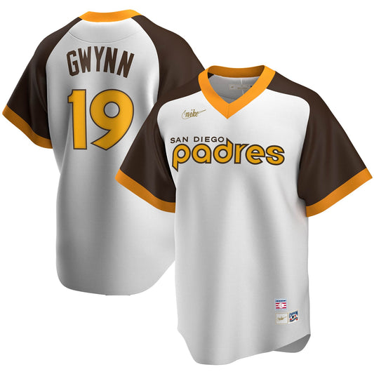 Men's San Diego Padres Tony Gwynn Nike White Home Cooperstown Collection Player Jersey
