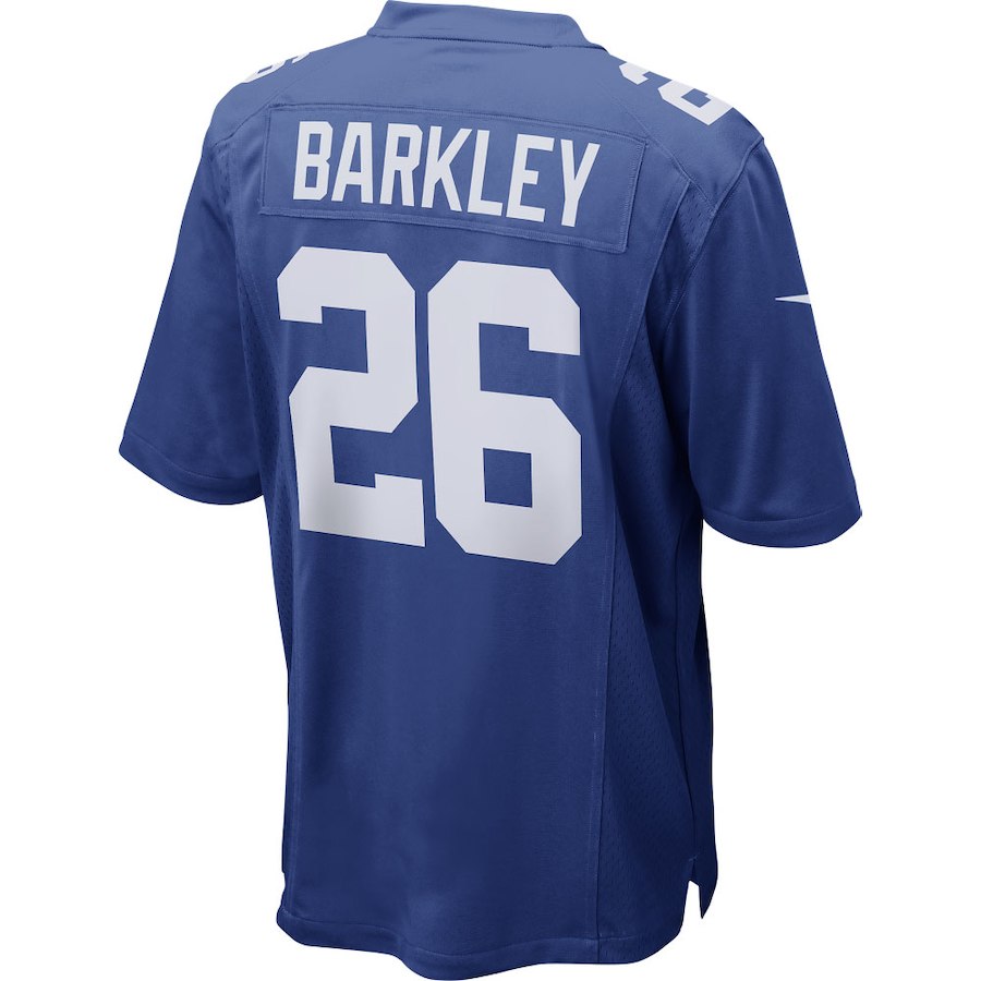 Men's New York Giants Saquon Barkley Nike Royal Game Jersey