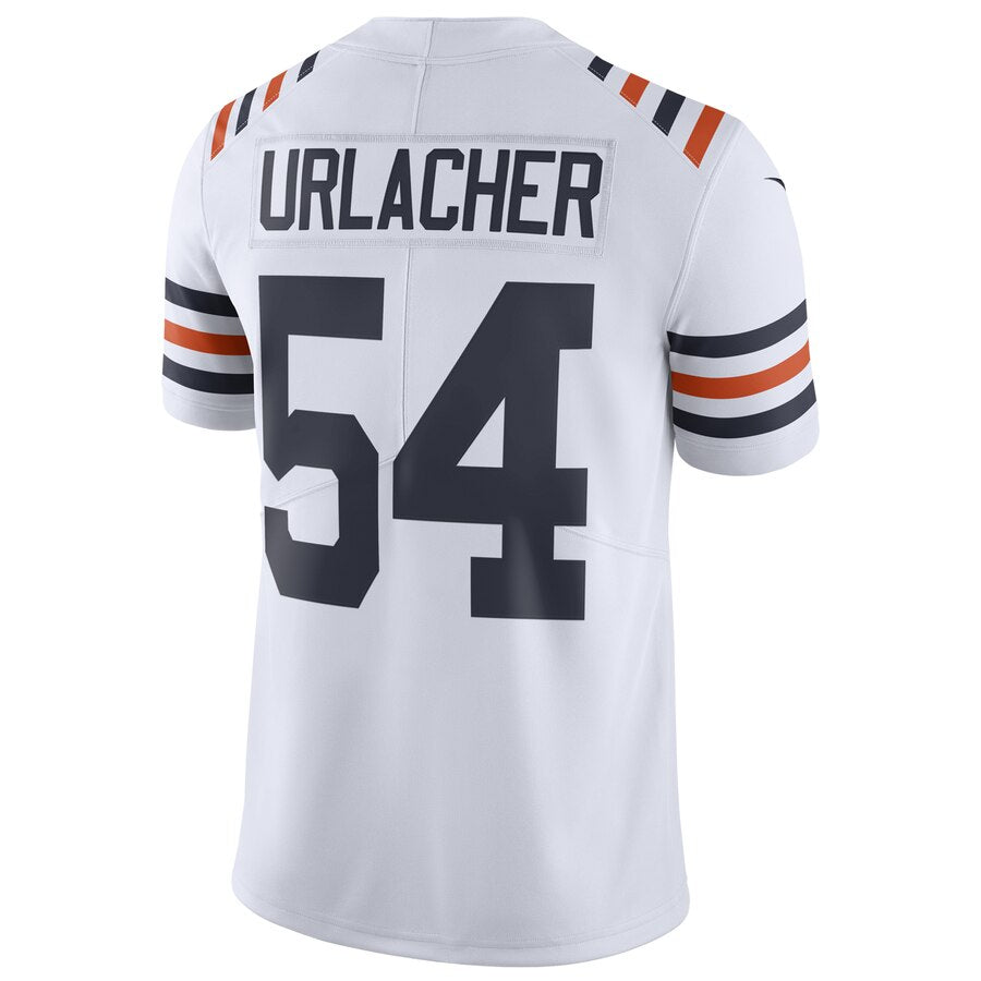 Men's Chicago Bears Brian Urlacher Nike White 2019 100th Season Alternate Classic Retired Player Limited Jersey
