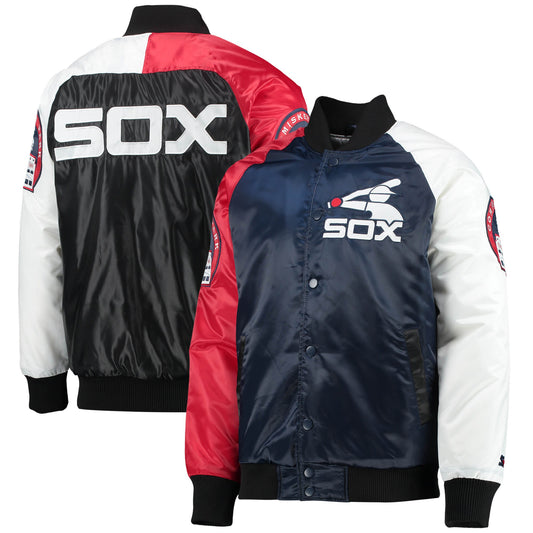 Men's Chicago White Sox 1983 Cooperstown Collection Varsity Starter Satin Jacket