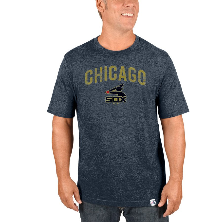 Mens Chicago White Sox Cooperstown Collection Eephus Pitch Softhand T-Shirt