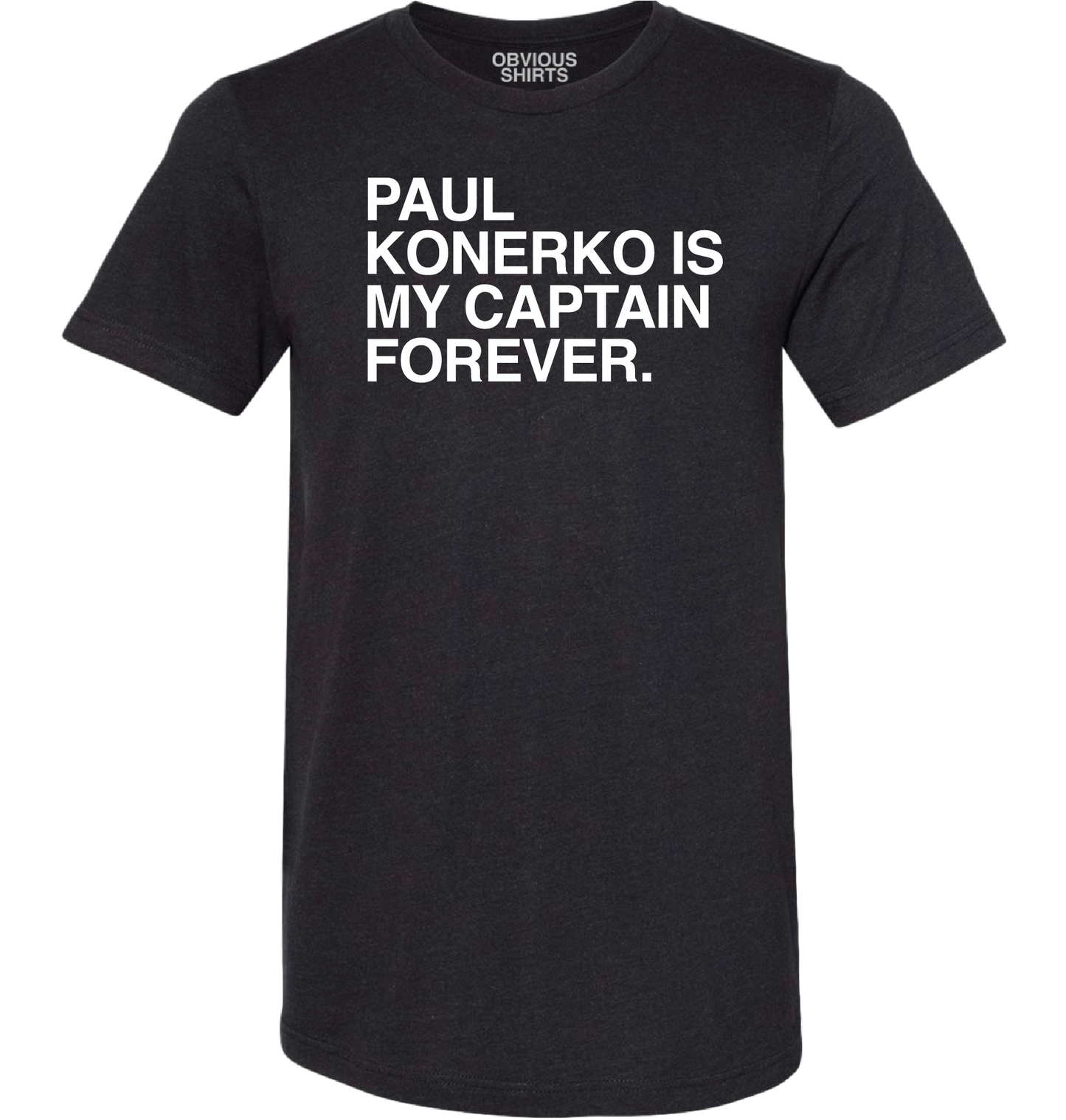 Men's Obvious Shirts Chicago White Sox "Paul Konerko Is My Captain Forever." Tee - Pro Jersey Sports
