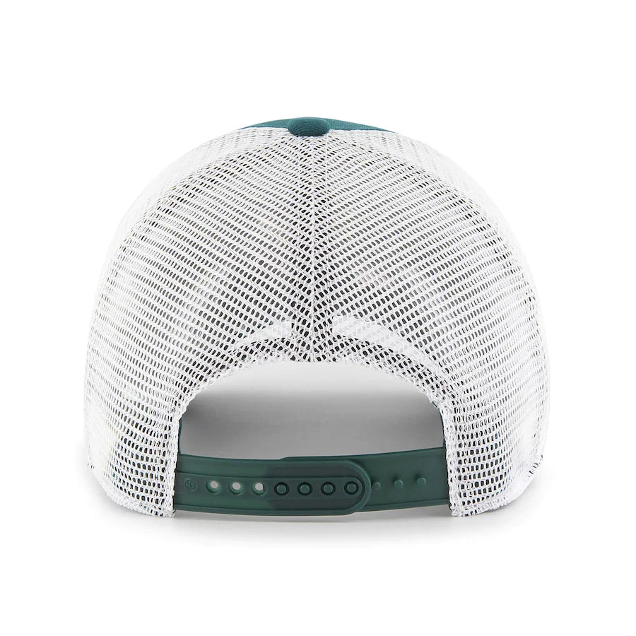 Philadelphia Eagles Pacific Green Highline 47 Clean Up Trucker Adjustable Hat - Pro Jersey Sports