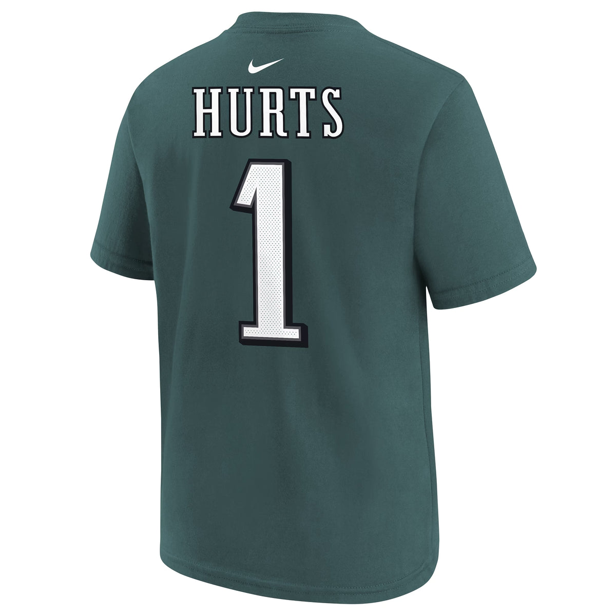 Youth Philadelphia Eagles Jalen Hurts Nike Midnight Green Super Bowl LVII Name & Number T-Shirt - Pro Jersey Sports