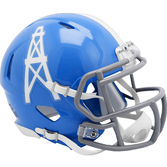 Riddell Houston Oilers 1960-62 Blue Speed Mini Helmet - Pro Jersey Sports