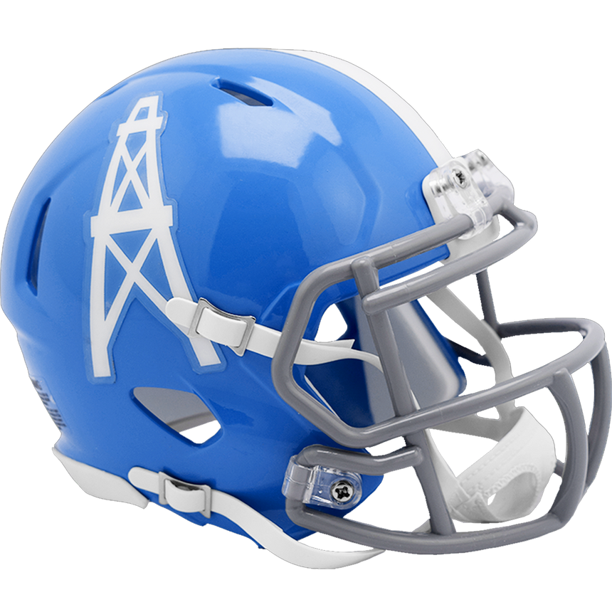 Riddell Houston Oilers 1960-62 Blue Speed Mini Helmet - Pro Jersey Sports
