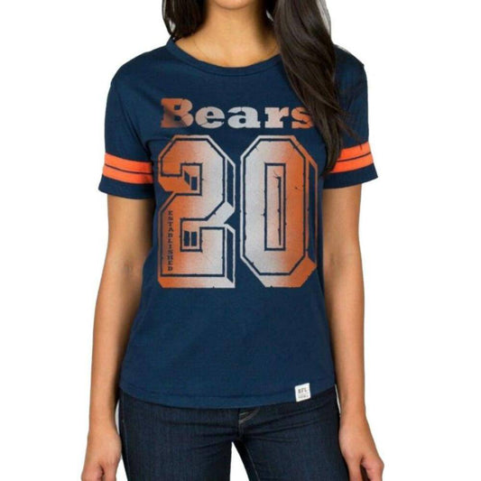 Women's Chicago Bears Junk Food Spectator Stripe Tee