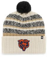 Chicago Bears 47 Natural Tavern Cuffed Pom Knit Hat - Pro Jersey Sports