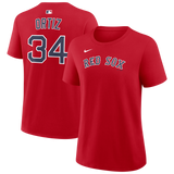 Men's David Ortiz Boston Red Sox Nike Red Name & Number T-Shirt - Pro Jersey Sports