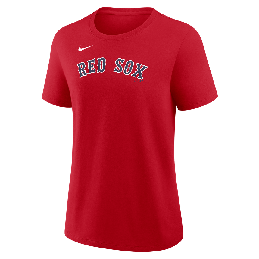 Men's David Ortiz Boston Red Sox Nike Red Name & Number T-Shirt - Pro Jersey Sports