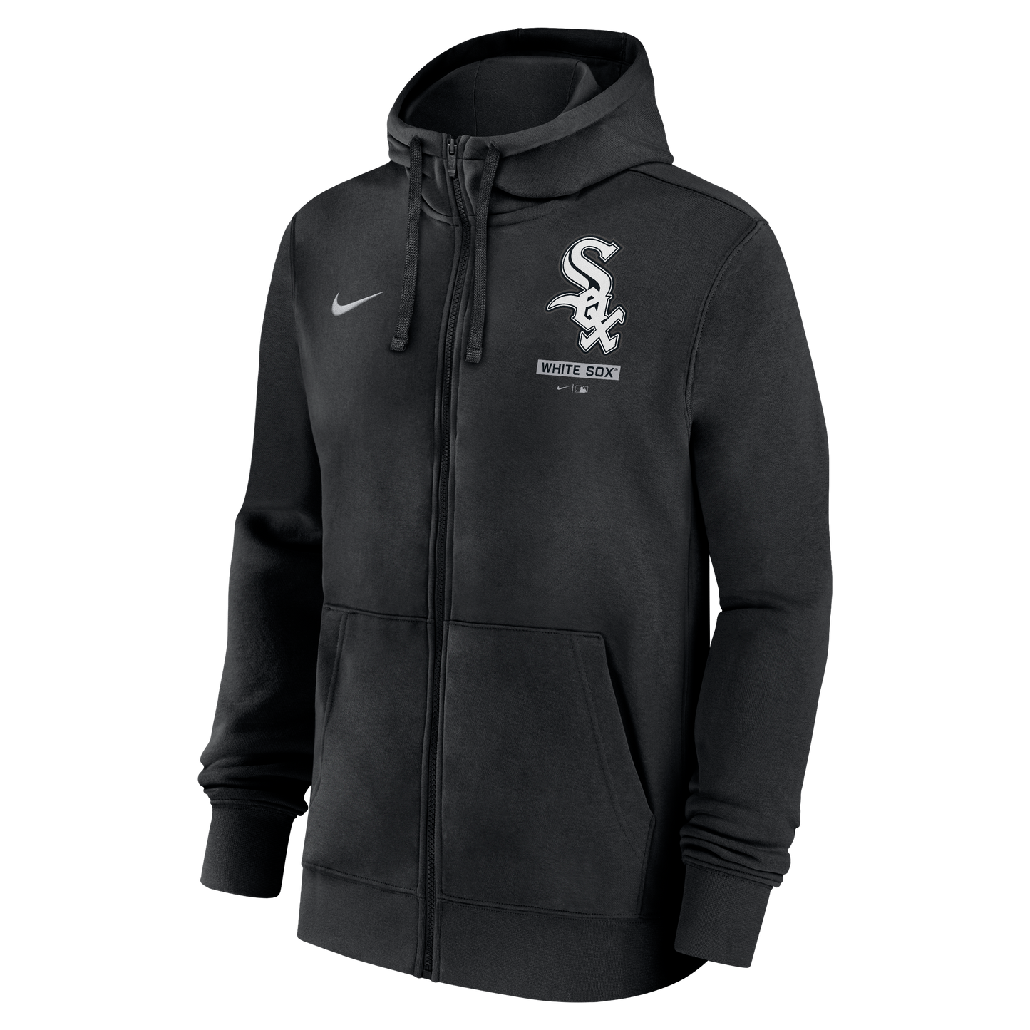 Men's Chicago White Sox Nike Mentor Full Zip Black Hoodie