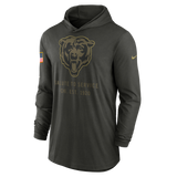 Men's Nike Chicago Bears 2025 Salute To Service Hooded Long Sleeve T-Shirt - Pro Jersey Sports