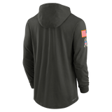 Men's Nike Chicago Bears 2025 Salute To Service Hooded Long Sleeve T-Shirt - Pro Jersey Sports