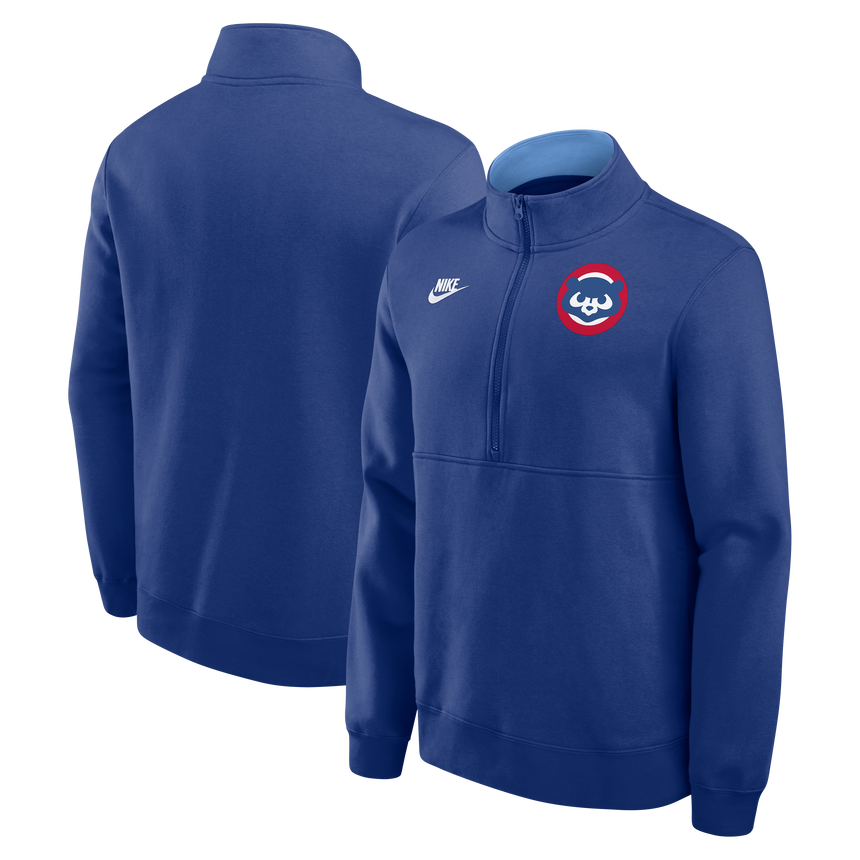 Men's Chicago Cubs Nike Cooperstown 1/2 Zip Jacket - Pro Jersey Sports