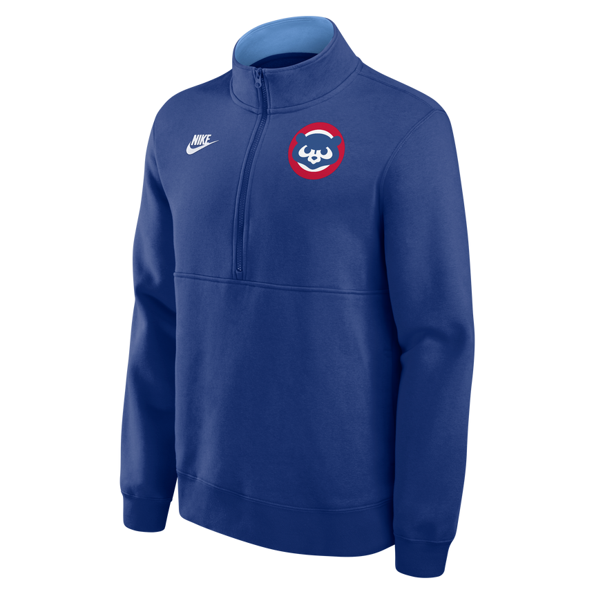 Men's Chicago Cubs Nike Cooperstown 1/2 Zip Jacket - Pro Jersey Sports