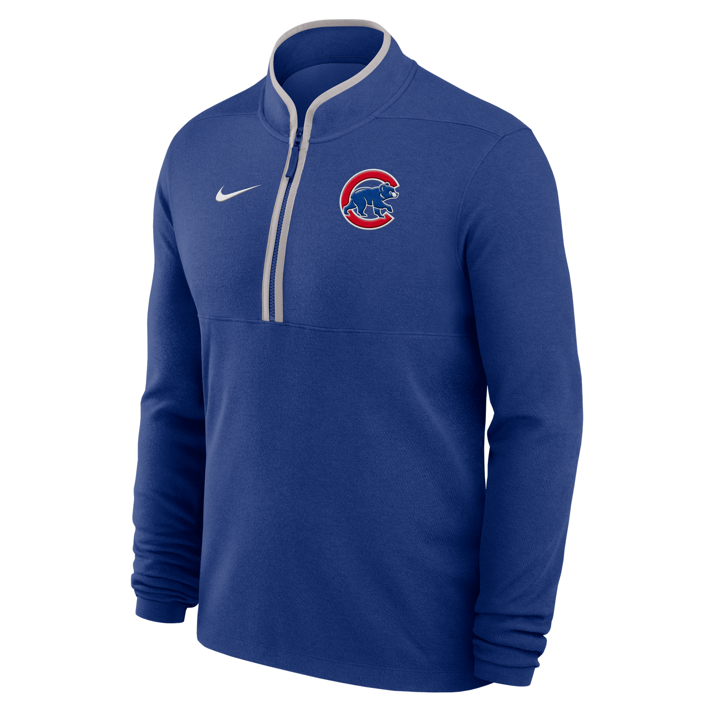Men's Chicago Cubs Nike Royal Victory Half Zip Pullover