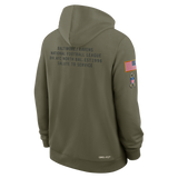 Men's Baltimore Ravens Nike Olive Green 2025 Salute To Service Club Pullover Hoodie - Pro Jersey Sports