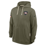 Men's New York Giants Nike Olive Green 2025 Salute To Service Club Pullover Hoodie - Pro Jersey Sports