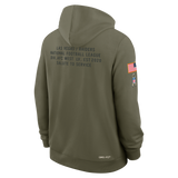 Men's Las Vegas Raiders Nike Olive Green 2025 Salute To Service Club Pullover Hoodie - Pro Jersey Sports