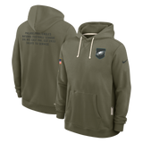 Men's Philadelphia Eagles Nike Olive Green 2025 Salute To Service Club Pullover Hoodie - Pro Jersey Sports