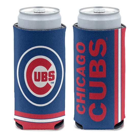 Chicago Cubs Scatter Slim Can Cooler By Wincraft - Pro Jersey Sports