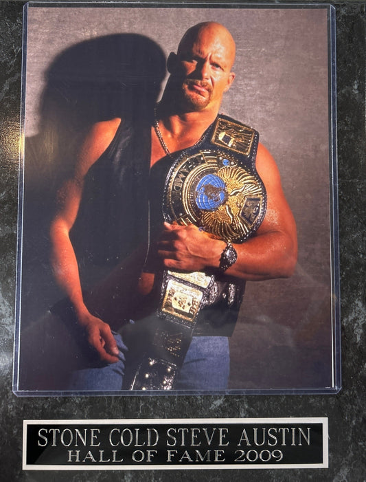 WWE Stone Cold Steve Austin Photo Plaque