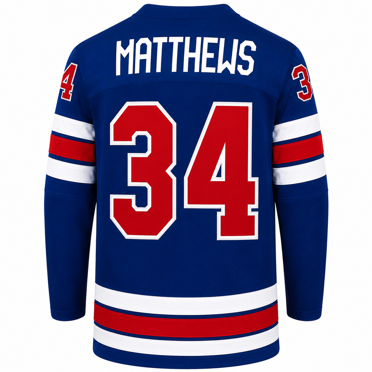 Men's Team USA Hockey Nike Auston Matthews #34 Blue Replica Jersey
