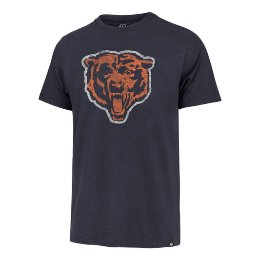 Chicago Bears Mens Historic Atlas Blue Premier Franklin Tee By 47' Brand