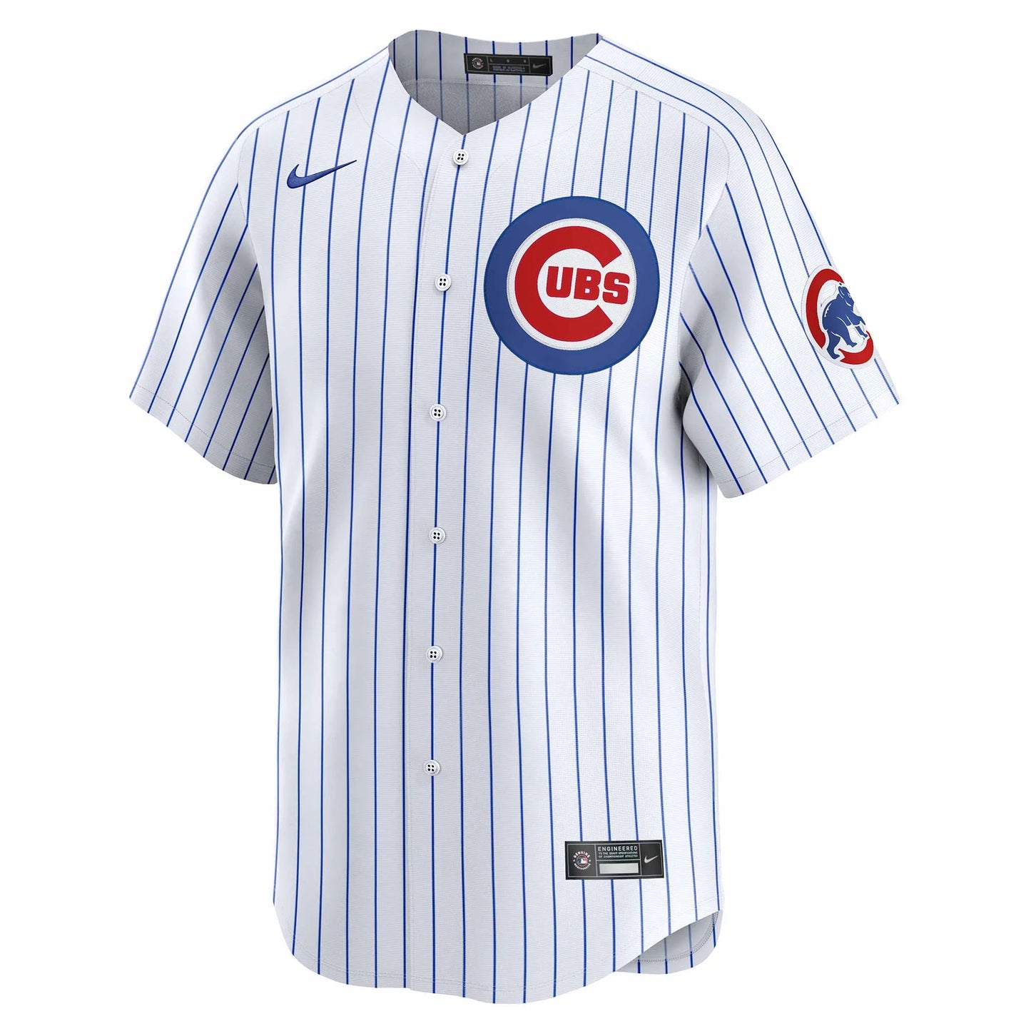 NIKE Men's Chicago Cubs White Home Blank Limited Replica Jersey