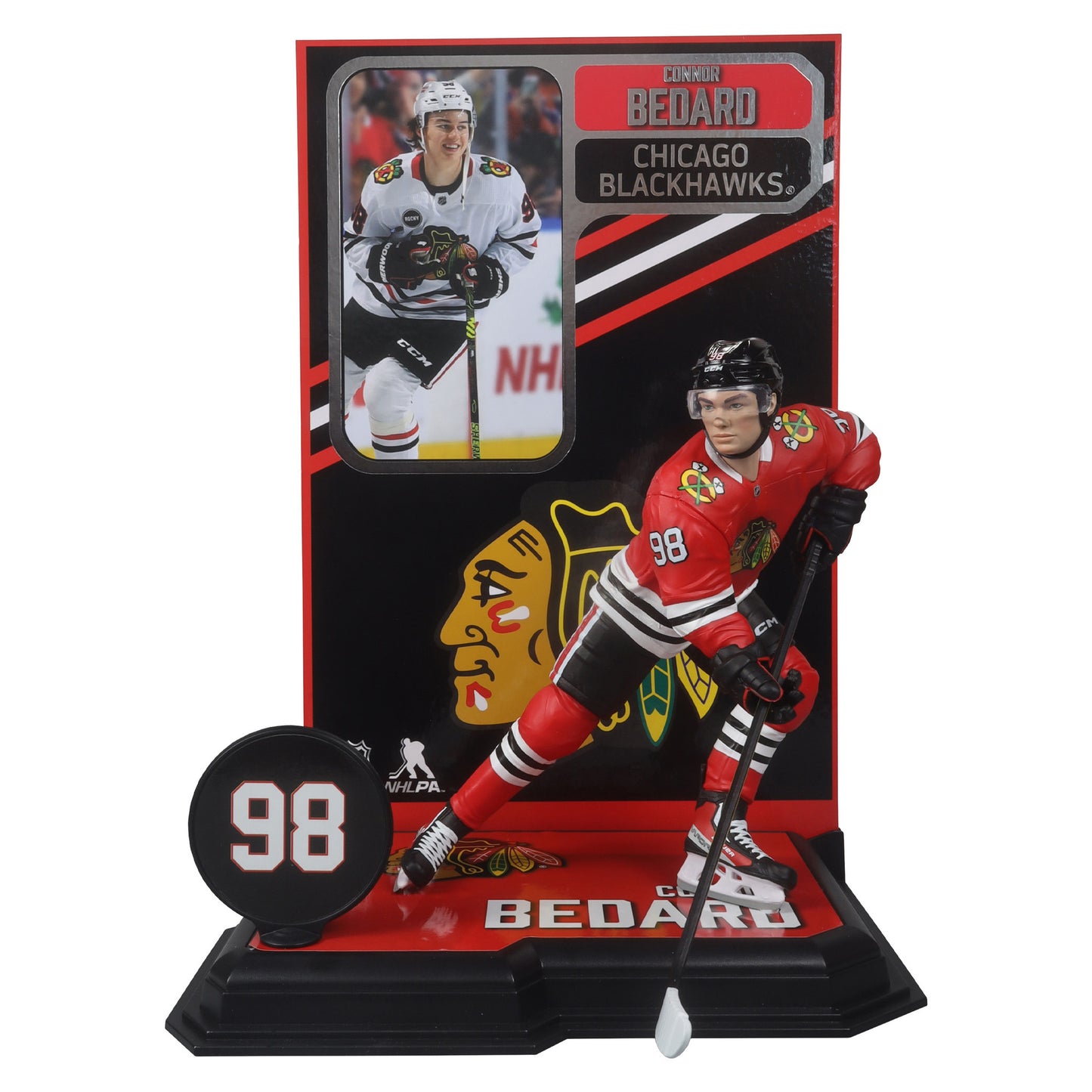 Connor Bedard Chicago Blackhawks Sportspicks Legacy Series #15 McFarlane Figure