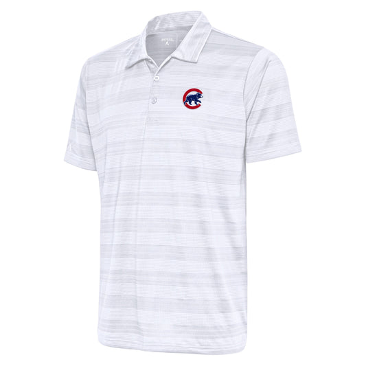 Men's Chicago Cubs Antigua White Compass Polo