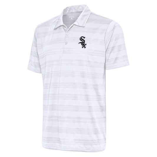 Men's Chicago White Sox Antigua White Compass Polo