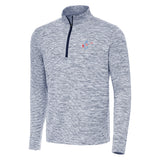 Men's Chicago Cubs Navy/White Guitar Bear 2nd Alternate Antigua Cause 1/4 Zip Pullover - Pro Jersey Sports