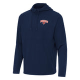 Men's Chicago Bears Antigua Navy Connected 1/4 Zip Hooded Top - Pro Jersey Sports