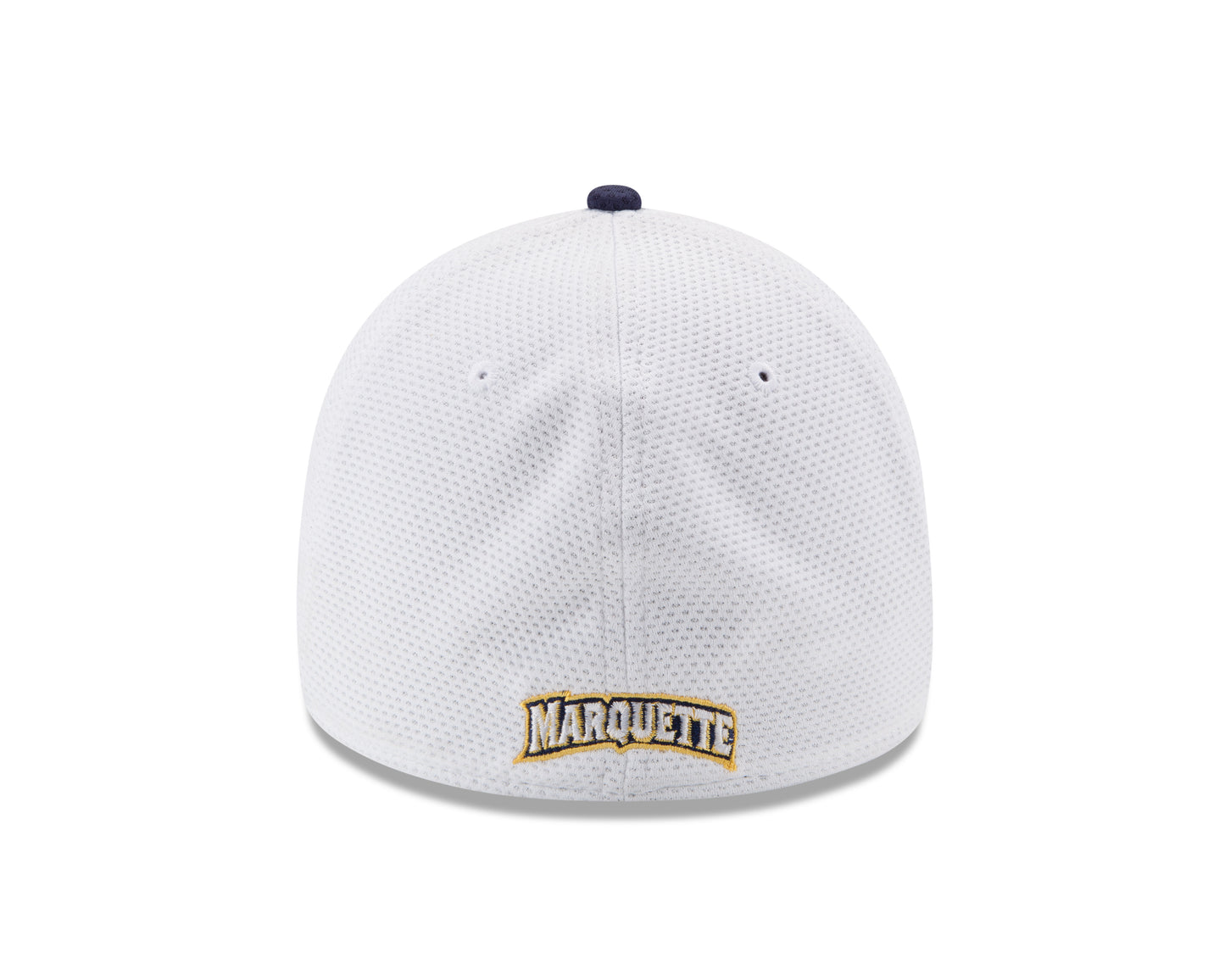 Marquette Golden Eagles New Era White Training Classic 39THIRTY Flex Fit Hat