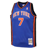 Youth New York Knicks Carmelo Anthony Mitchell & Ness Blue 2010-11 Hardwood Classics Swingman Jersey - Pro Jersey Sports