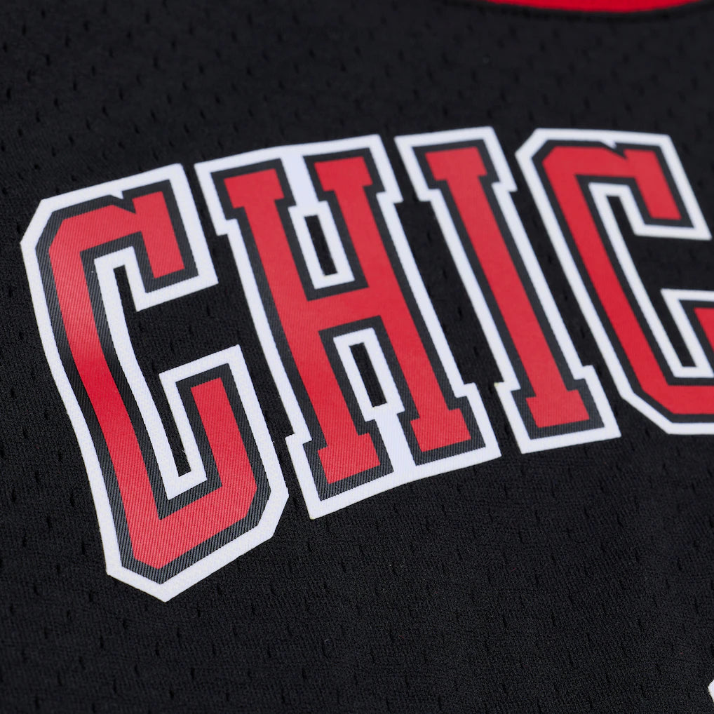 Men's Chicago Bulls Derrick Rose Mitchell & Ness Black 2010-11 Hardwood Classics Swingman Jersey