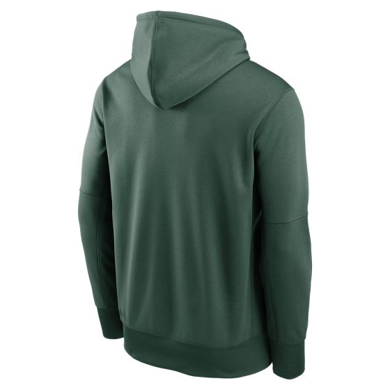 Men's Green Bay Packers Nike Prime Logo Green Performance Pullover Hoodie