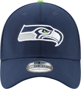 Mens Seattle Seahawks New Era Navy 39THIRTY Team Classic Flex Hat - Pro Jersey Sports