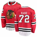 Men's Alex Vlasic Chicago Blackhawks Red Home Fanatics Breakaway Premium Replica Jersey - Pro Jersey Sports