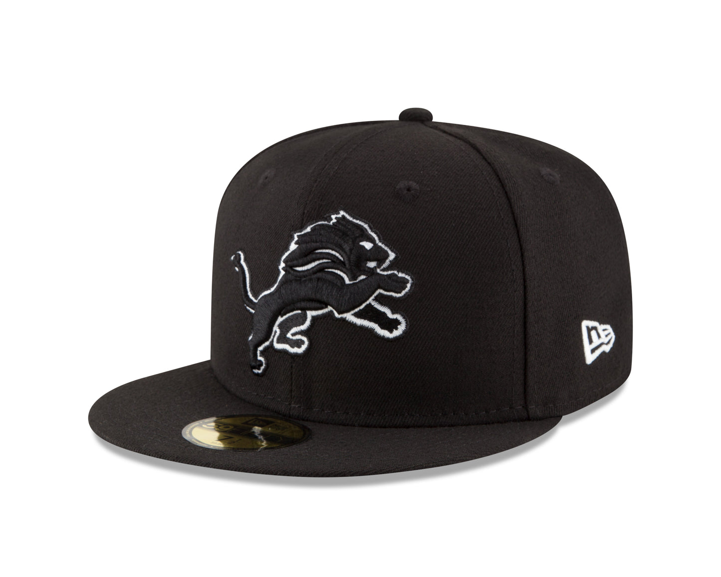 Men's Detroit Lions New Era B-Dub Basic 59FIFTY Fitted Hat