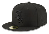 Men's Chicago White Sox New Era Tonal Black On Black 59FIFTY Fitted Hat - Pro Jersey Sports