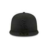 Mens Chicago White Sox New Era MLB Tonal Black on Black 59FIFTY Fitted Cap - Pro Jersey Sports