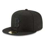 Boston Red Sox Black Tonal 59FIFTY Fitted Hat - Pro Jersey Sports